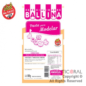 PASTA BALLINA P/MODELAR 500GRS x 1